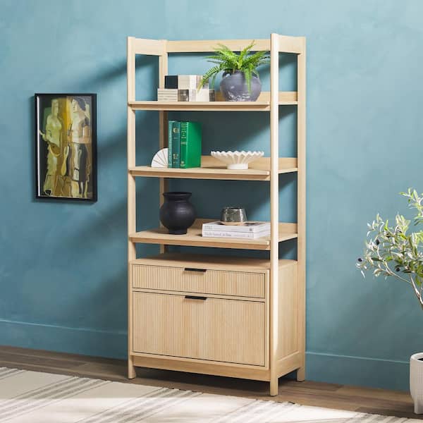 Walker Edison Furniture Company Modern 70 in. Tall Coastal