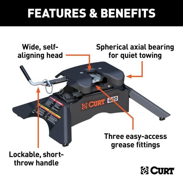 CURT Q20 5th Wheel Hitch 16130 - The Home Depot