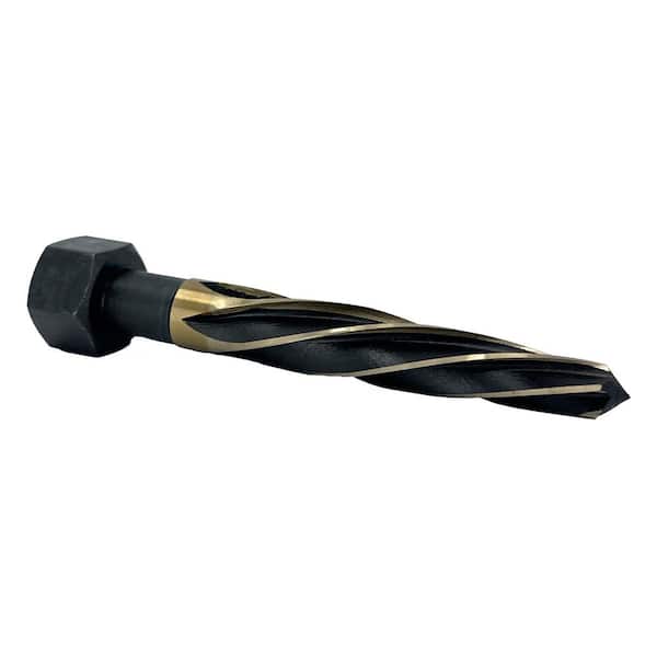 15/16 in. High Speed Steel Black and Gold Bridge/Construction Reamer Bit with Hex Shank