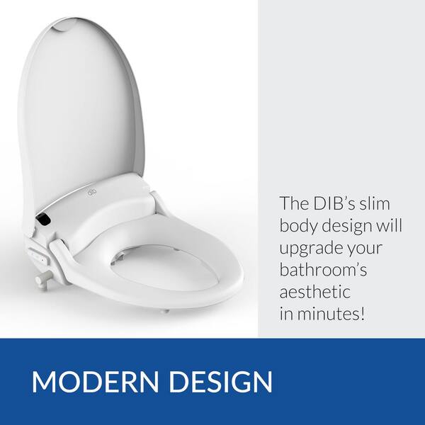BIO BIDET - DIB Special Edition Electrical Bidet Seat for Round Toilets in White
