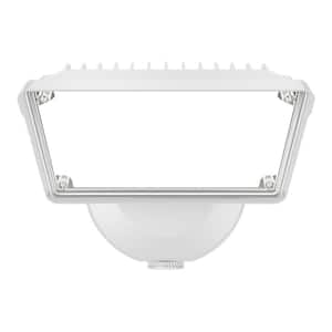 TGS 3000 Lumen Selectable White Outdoor Integrated LED Flood Light w/Square Single Head, Dusk to Dawn, 4000K