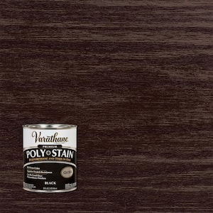 1 Qt. Black 450 Gloss Oil-Based Interior Stain and Polyurethane (2-Pack)