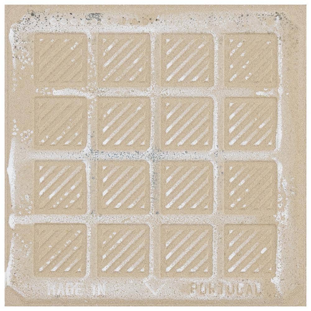 Revival Mini 4" White Ceramic Matte Square Tile