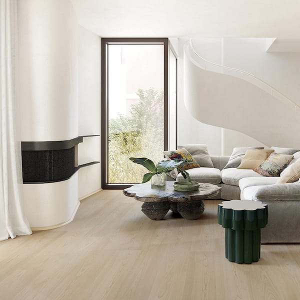 French Oak La Brea 20 MIL x 9 in. W x 60 in. L Waterproof Loose Lay Luxury Vinyl Plank Flooring (22.6 sq. ft./Case)