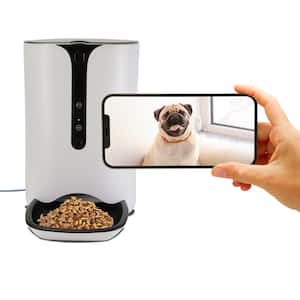 Connected Pet Food Dispenser: Built-in HD Camera (Wi-Fi Enabled, Alexa Compatible)