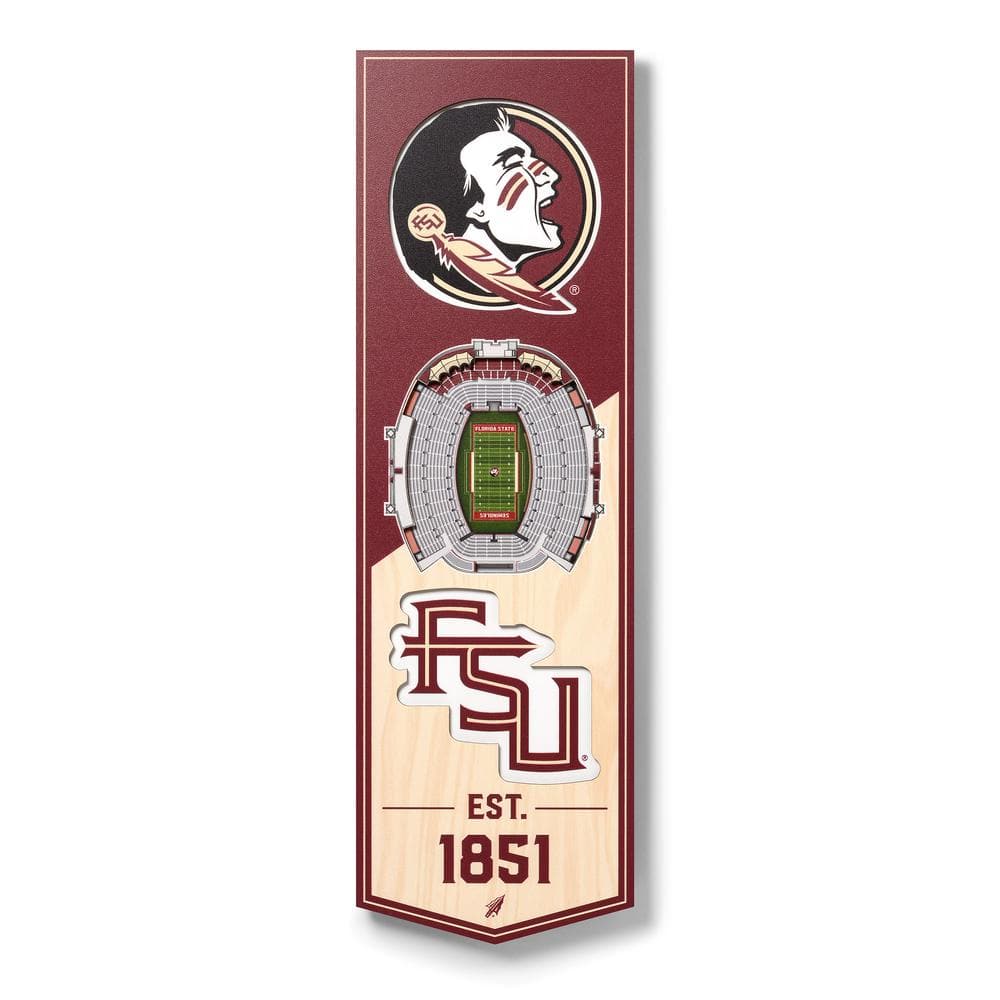 Florida State Seminoles Personalized Name Fans Team Ncaa 3d