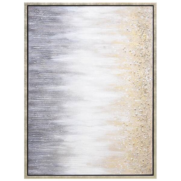 Empire Art Direct Golden Cascade Textured Glitter Hand