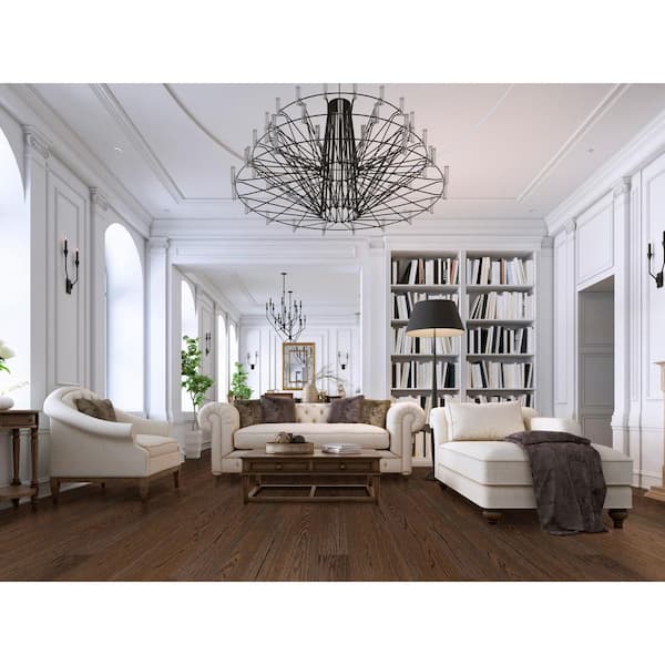 Madison Pointe 0.67 in. T x 2 in. W x 78 in. L Engineered Hardwood End Cap Molding