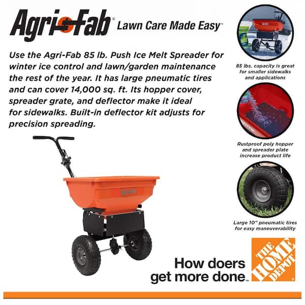 Agri-Fab 85 lbs. Capacity Push Broadcast Spreader 45-0575 - The