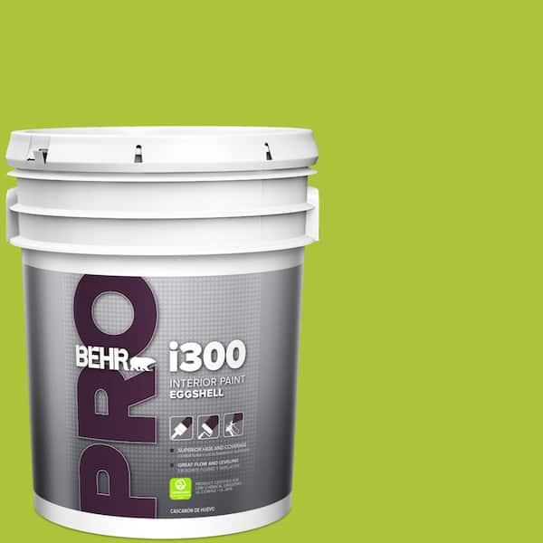 5 gal. #410B-6 Crisp Green Eggshell Interior Paint