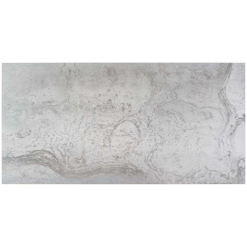 Lawrence 12" x 24" Matte Gray Porcelain Tile