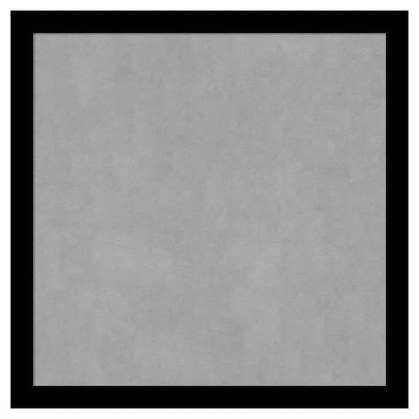 Amanti Art Black Gallery Deep 13 in. x 13 in. Framed Magnetic Board