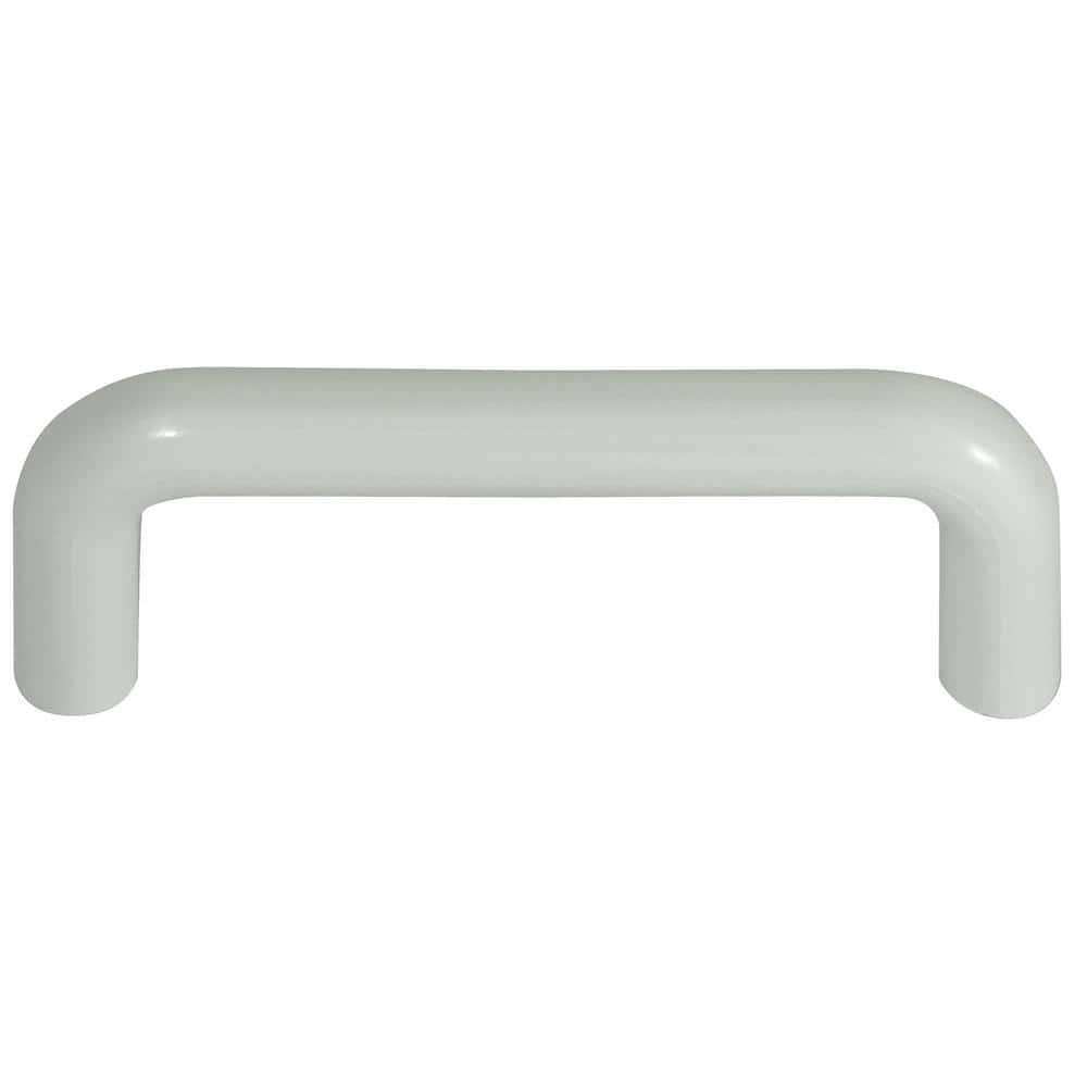 Plastics 4 in. Center-to-Center White Bar Pull Cabinet Pull (25-Pack) price history on PriceWatchPro