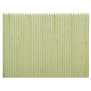 6 ft. x 8 ft. Pressure-Treated Spruce Pine Fir 3/4 in. x 3 in. Fence Panel