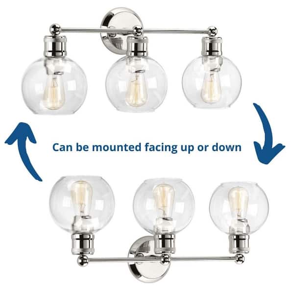 Hansford Collection Three-Light Bath & Vanity by Progress Lighting 