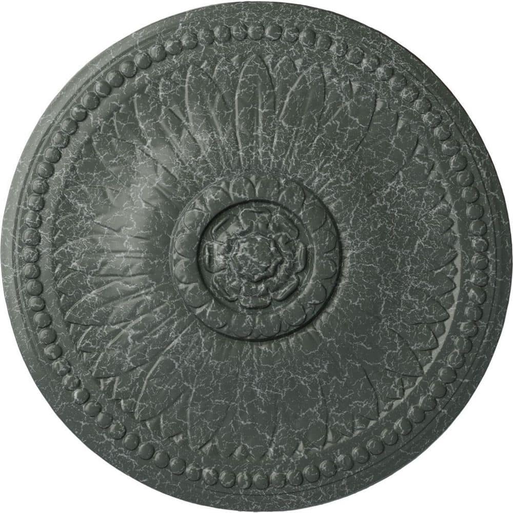 "18-1/8"" x 3/4"" Bailey Urethane Ceiling Medallion (Fits Canopies upto 4"") Hand-Painted Athenian Green Crackle" price history on PriceWatchPro