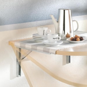 FOLD 15.7 Zinc Plated Steel Shelf Bracket