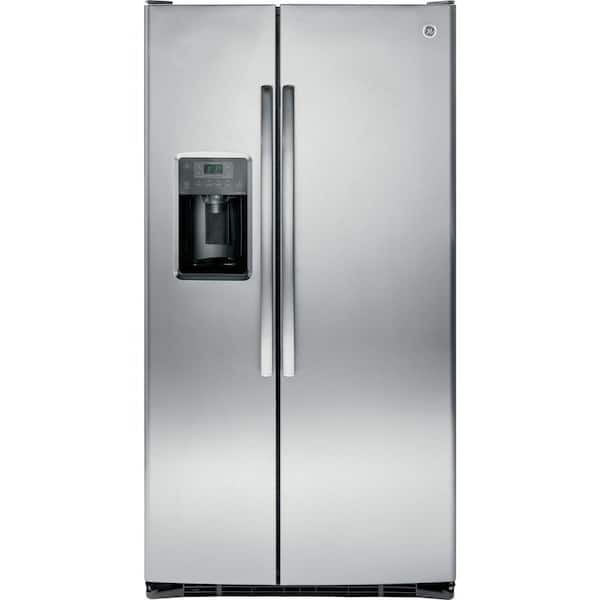 GE Adora 25.3 cu. ft. Side by Side Refrigerator in Stainless Steel, ENERGY STAR