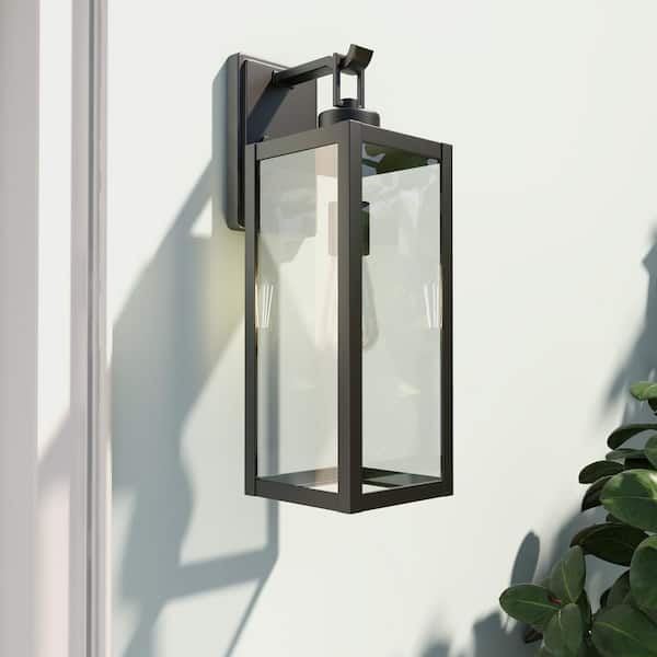 1-Light Black Exterior Waterproof Wall Sconce Outdoor Light Fixture