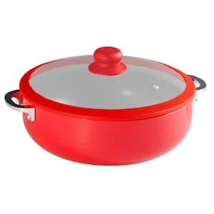 Ceramic Nonstick 3.2 Qt. Caldero with Glass Lid and Silicone Rim