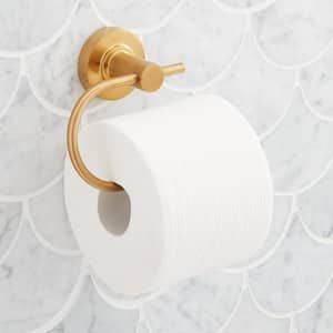 Lexia Wall Mounted Toilet Paper Holder in Brushed Gold