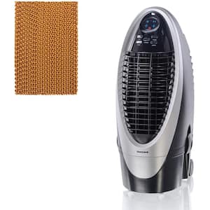 300 CFM 3-Speed Portable Evaporative Cooler for 175 sq. ft. with Remote Control and an Extra Honeycomb Filter