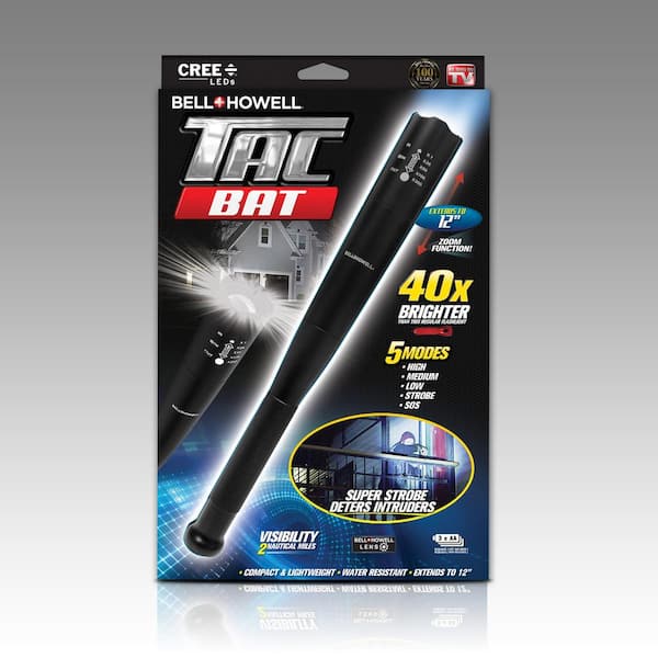 Bell + Howell High Performance Tac Bat Defender Flashlight 1566 - The Home  Depot