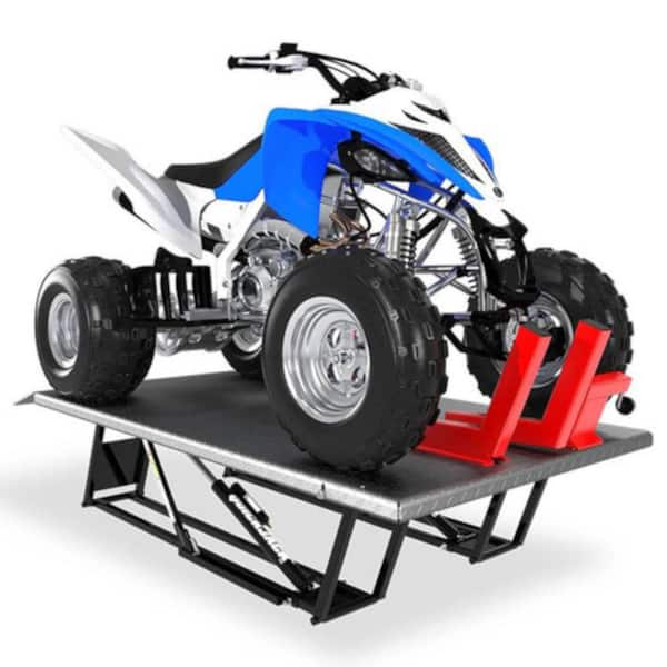 QUICKJACK Motorcycle and ATV Platform Adapter Kit with Wheel Vice for Portable Car Lift, 1000 lb. Capacity