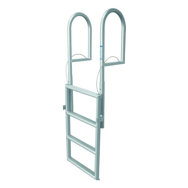 Tommy Docks 4- Step Standard Rung Lifting Aluminum Dock Ladder