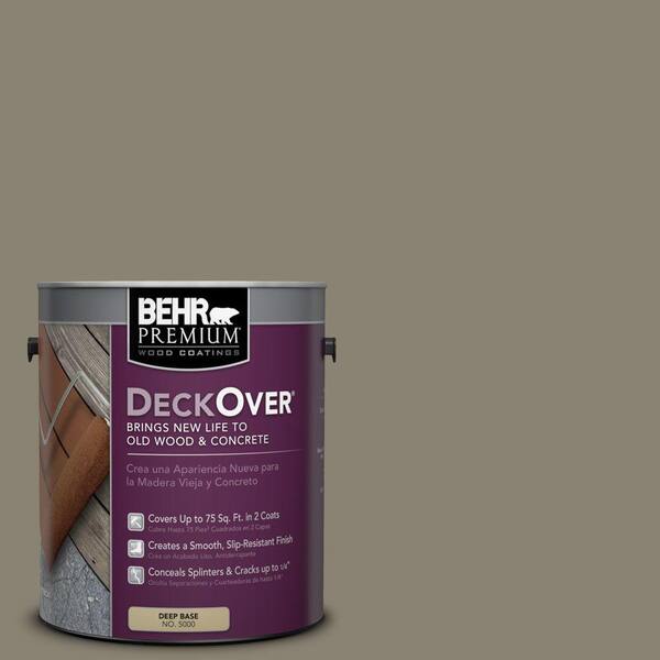 BEHR Premium DeckOver 1 gal. #SC-154 Chatham Fog Solid Color Exterior Wood and Concrete Coating
