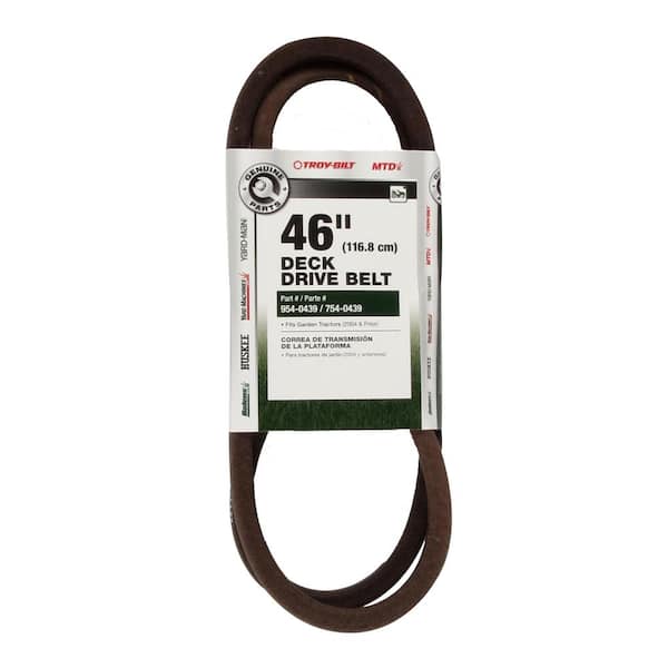 MTD Genuine Factory Parts Original Equipment Deck Drive Belt for Select 46 in. Front Engine Garden Tractors OE# 954-0439 (2004 and Before)