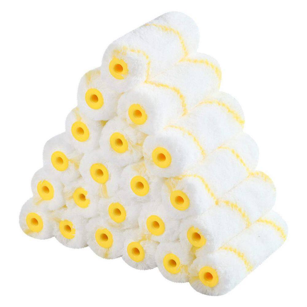 Dracelo 4 in. x 1/2 in. Microfiber Paint Roller Covers (24Pack