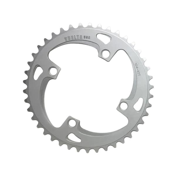 Vuelta SE Flat 104 mm/BCD Silver 46T Chainring