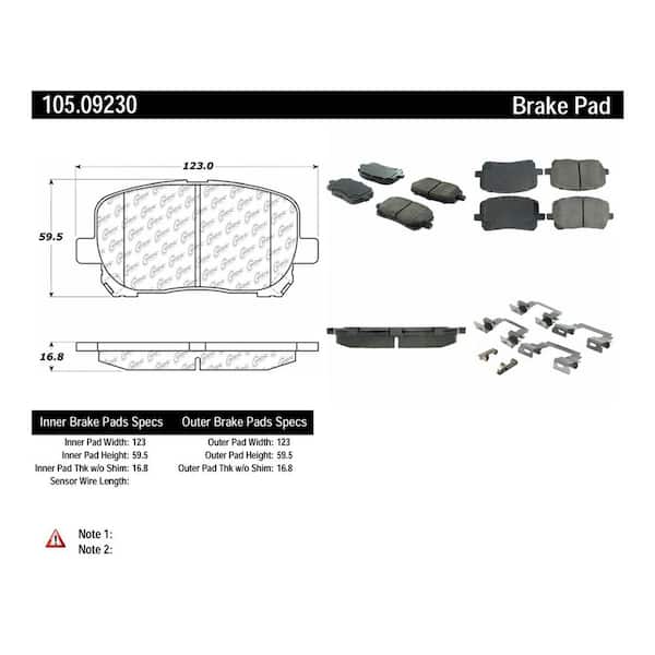 Centric Parts Disc Brake Pad Set