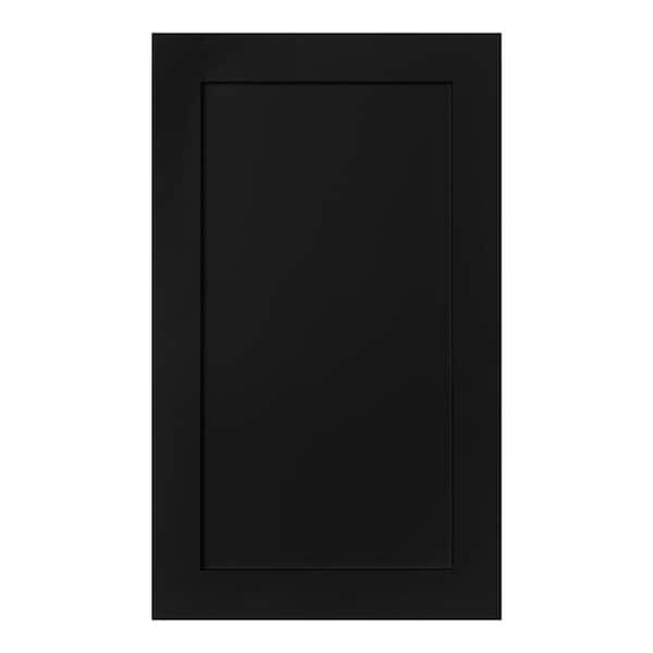 Hampton Bay Avondale 18 in. W x 30 in. H Wall Cabinet Decorative End Panel in Raven Black