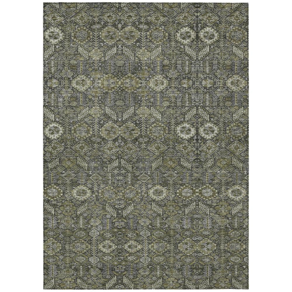 Addison Rugs Chantille ACN574 Taupe 3 ft. x 5 ft. Machine Washable