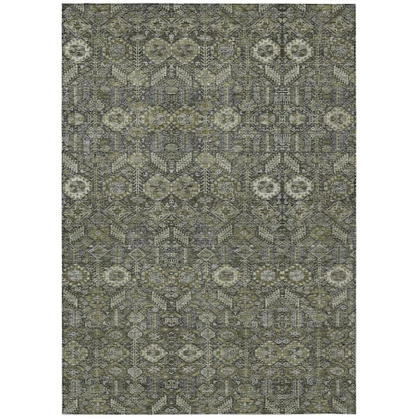 Addison Rugs Chantille ACN574 Taupe 5 ft. x 7 ft. 6 in. Machine Washable Indoor/Outdoor Geometric Area Rug