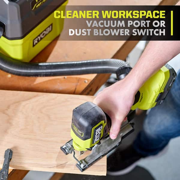 RYOBI - ONE+ HP 18V Brushless Cordless Compact Barrel Grip Jig Saw (Tool Only)