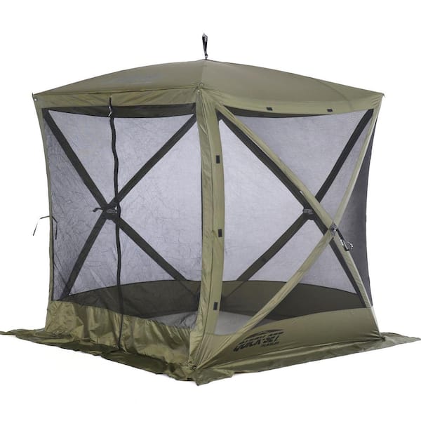 Clam 4 Side Traveler Screen Shelter in Green/Black