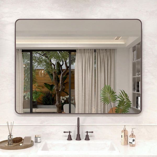 Sylanor Vista 48 in. W x 36 in. H Rectangular Framed Wall Bathroom