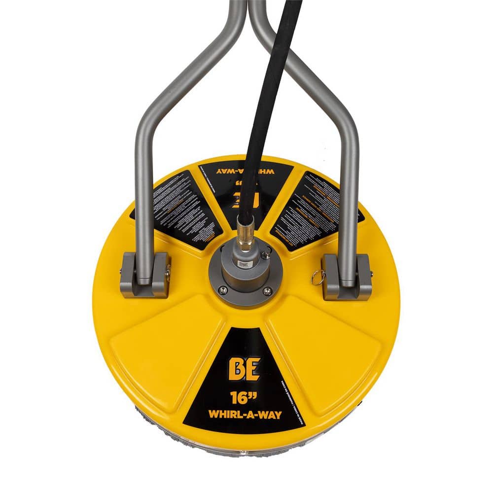 Yellow 16" Surface Cleaner with Ergonomic Handles