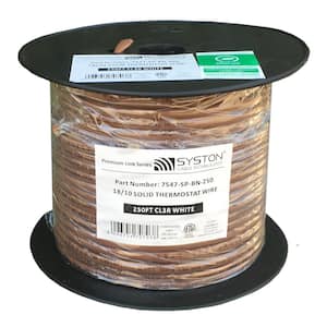 250 ft. 18/10 Solid CL3R Riser Brown Thermostat Wire