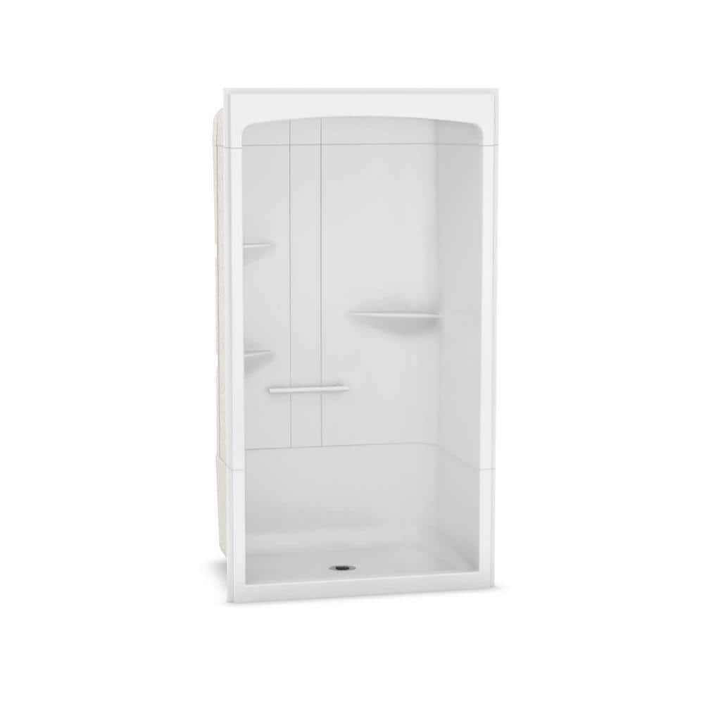 MAAX Camelia 48 in. x 34 in. x 88 in. Alcove Shower Stall with Center ...