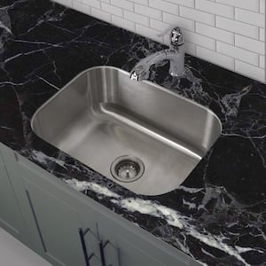 Toulouse 23-1/8 in. x 17-7/8 in. Stainless Steel, Single Basin, Undermount Kitchen Sink