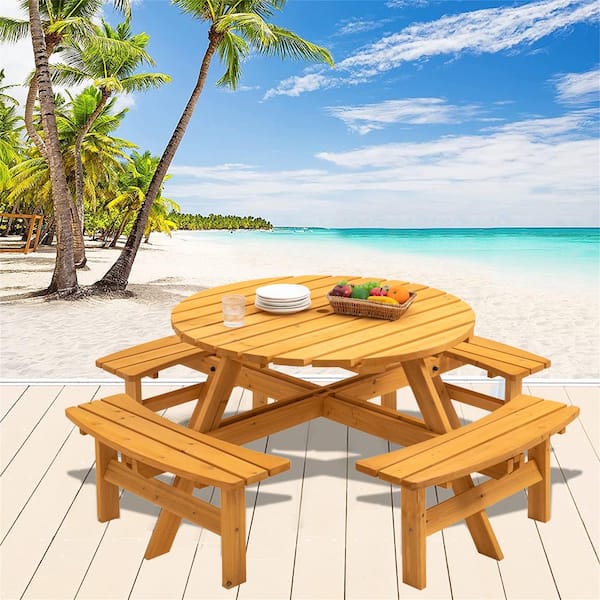 8 seater picnic online table