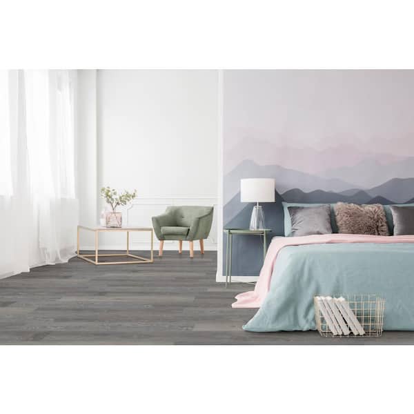 Dove Oak 20 MIL x 7 in. W x 48 in. L Waterproof Rigid Core Click Lock Luxury Vinyl Plank Flooring (23.8 sq. ft./case)