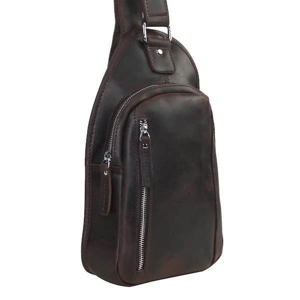 leather chest pack