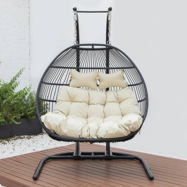 wicker double seat