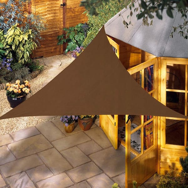 185 GSM Right Triangle UV Block Sun Shade Sail for Yard and Swimming Pool etc.
