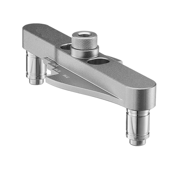 Doweling Jig Kit, Self Centering Dowel Drill Jig, 1/4 in. 5/16 in. 3/8 in. Stop Collar Set, Aluminum Alloy, for Marking